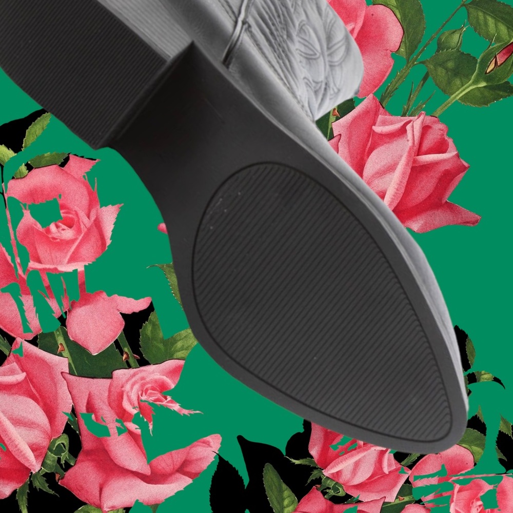 Last Pair! Qupid Montana-73 Black Festival Heeled Cowboy Boot - Picture 5 of 8